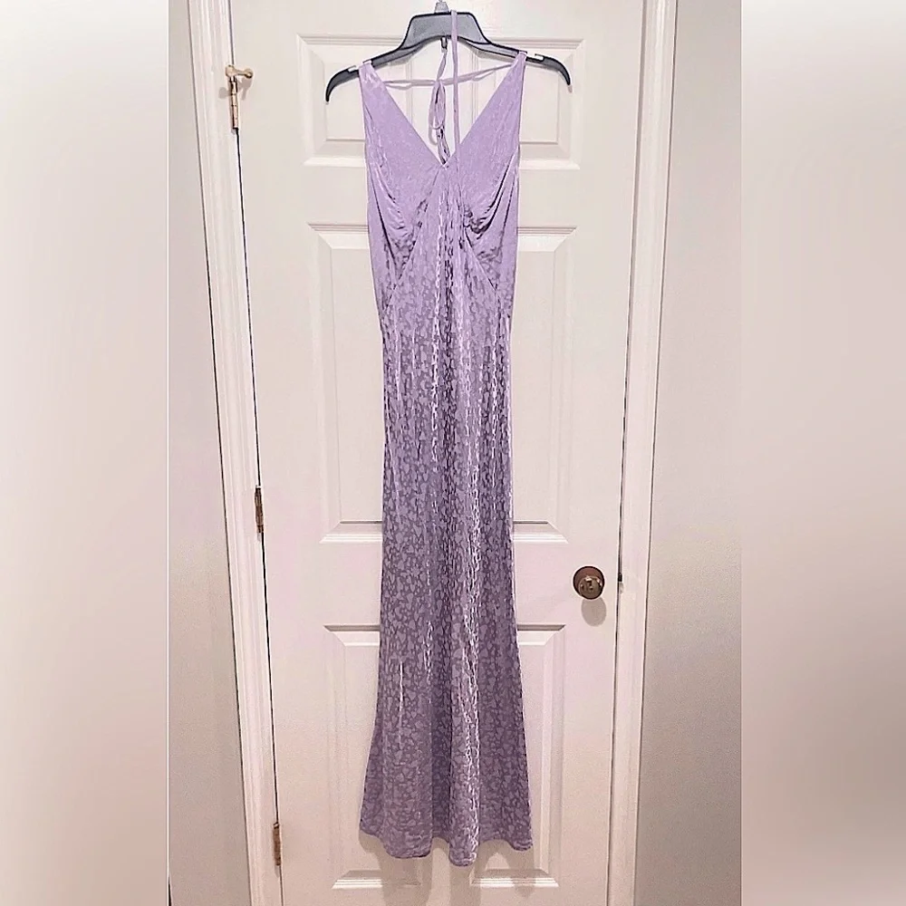 NEW TOPSHOP Heart Jacquard Satin Slip Dress Size 8 NWOT - Picture 1 of 10